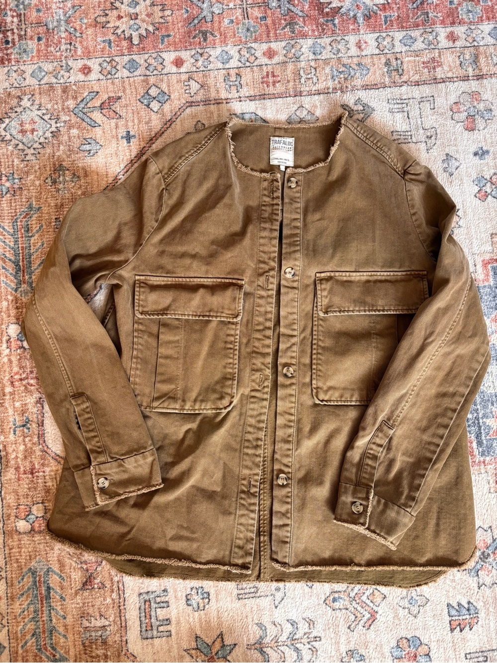 Zara army green Utility Jacket